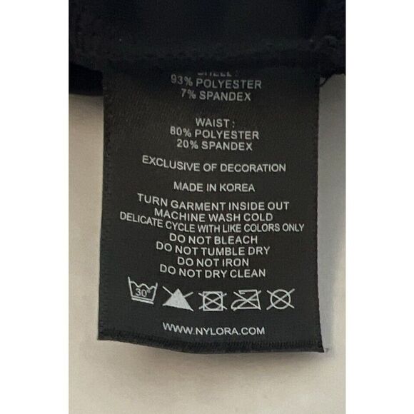 NYLORA X BANDIER Sz Small BLACK Sports Bra Removable Pads - Picture 7 of 7